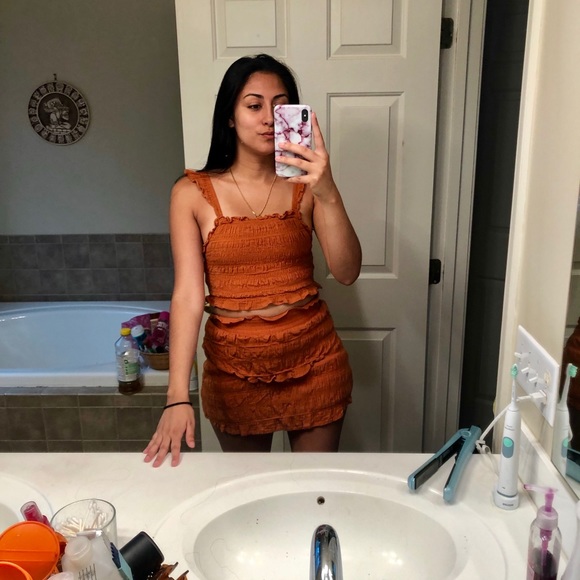 Fashion Nova Other - FashionNova Orange 2-piece Set